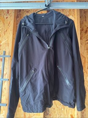 lululemon athletica Black Hooded Zip-Up Jacket